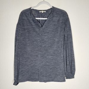 Vanessa Bruno Grey Sweater Blouse 1